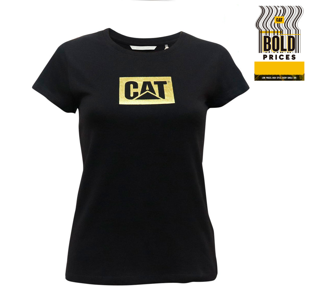 Camiseta CAT Metallic box para Mujer