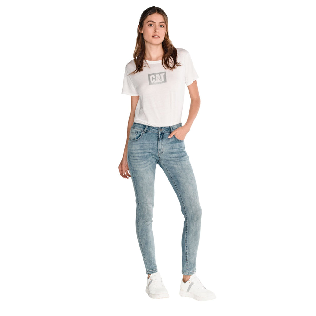 Jeans Symbol skinny para mujer color azul