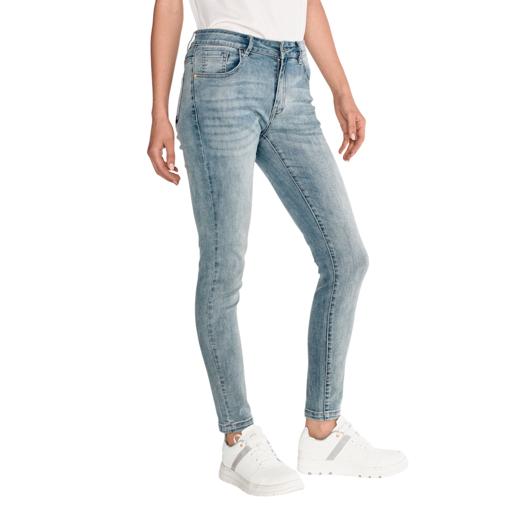 Jeans Symbol skinny para mujer color azul