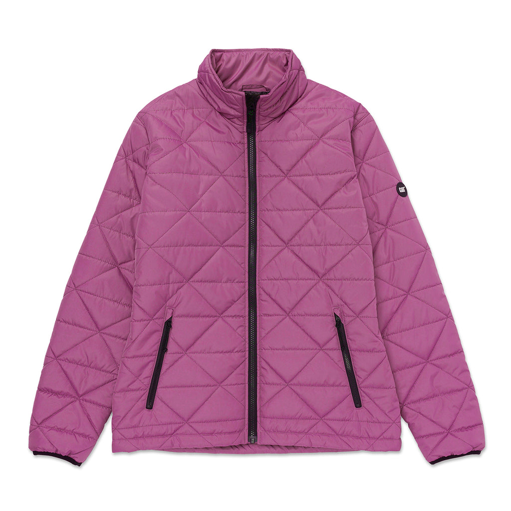 Jacket W Triangle Quilted