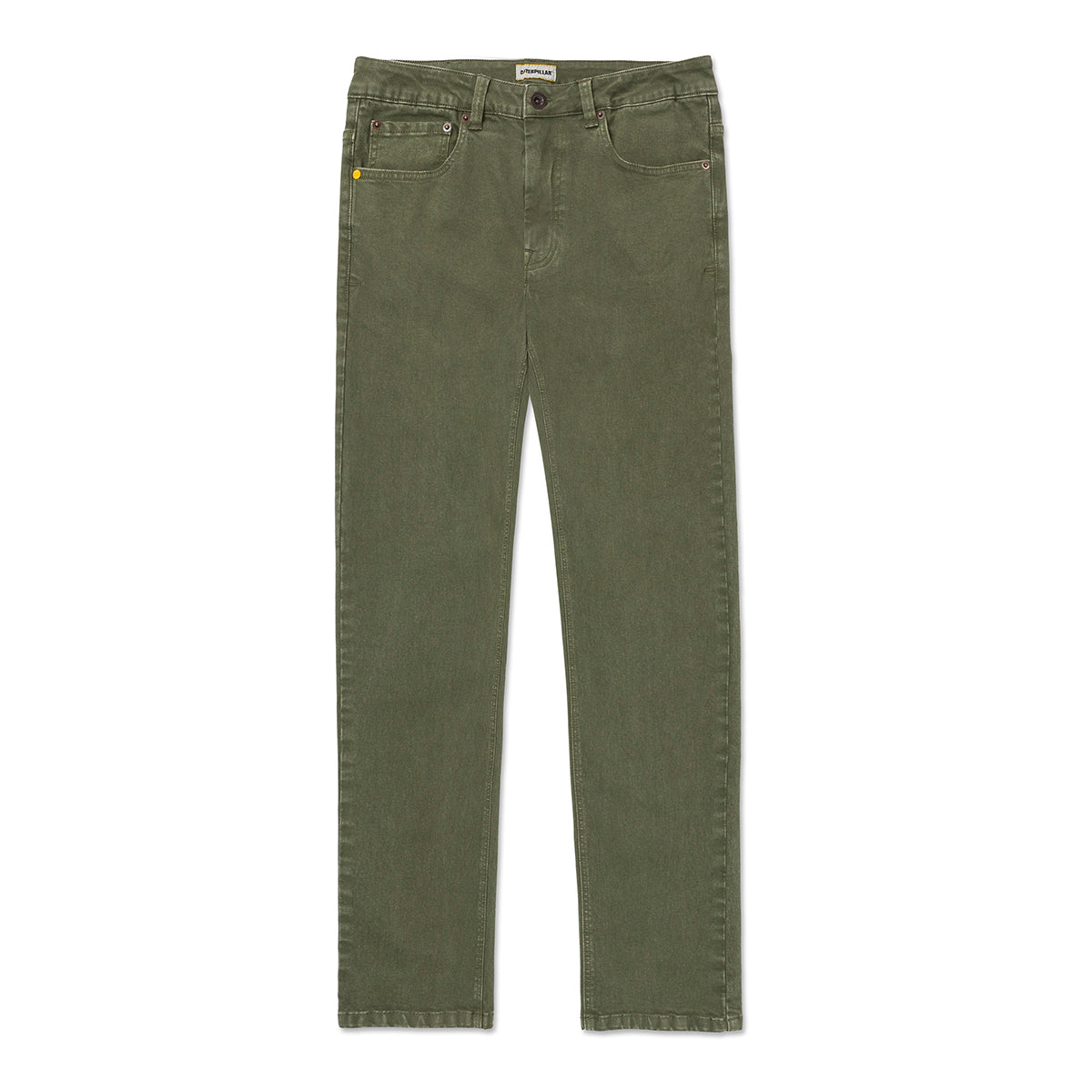 Jeans Triblend Skinny para hombre color olivo