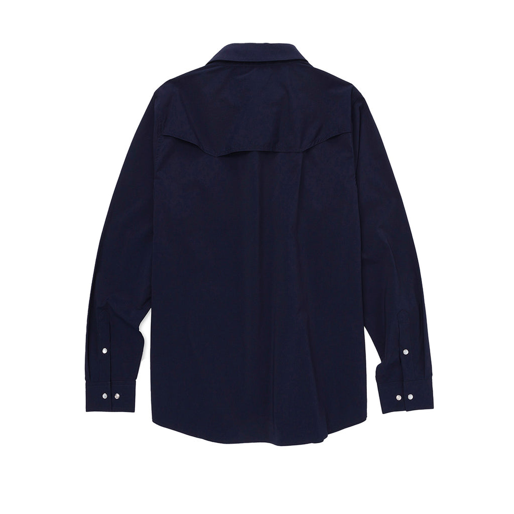Camisa Western para hombre color navy