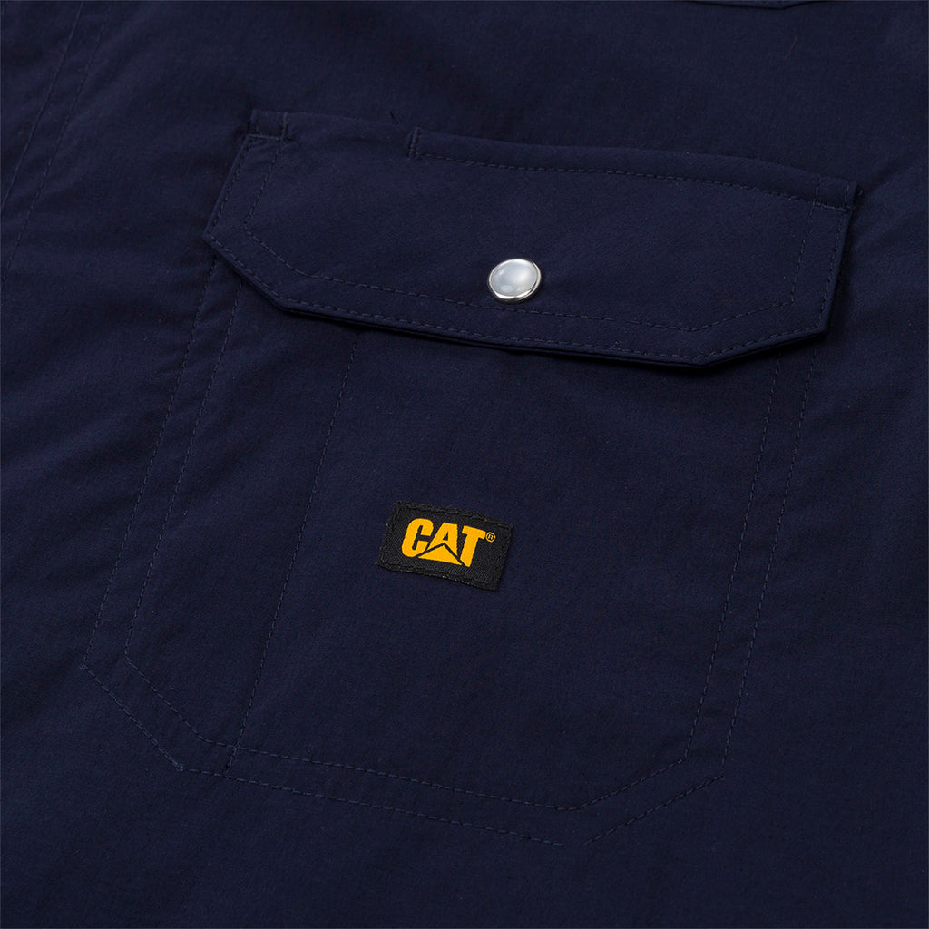 Camisa Western para hombre color navy