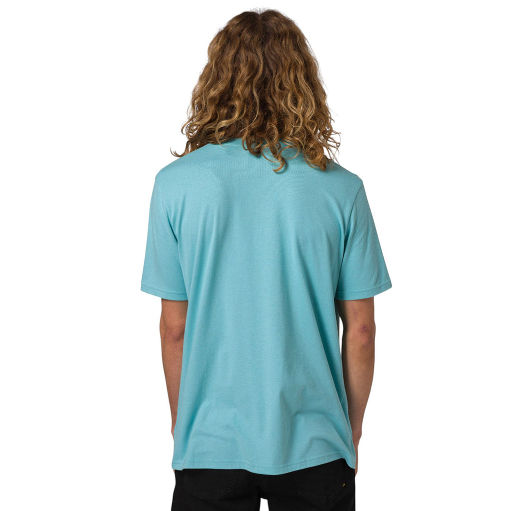 Camiseta Caterpillar Logo para hombre color celeste