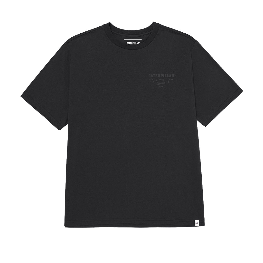 Camiseta Heritage Peoria para hombre color negro