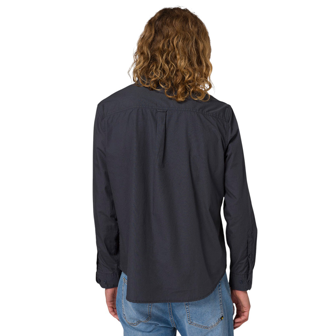 Camisa Foundation Convertible para hombre color azul oscuro