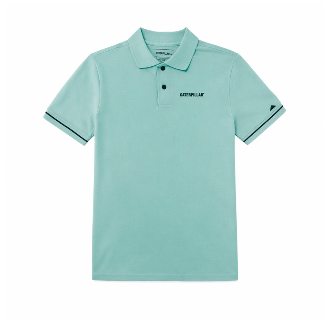 Camisa polo Slim para hombre color verde