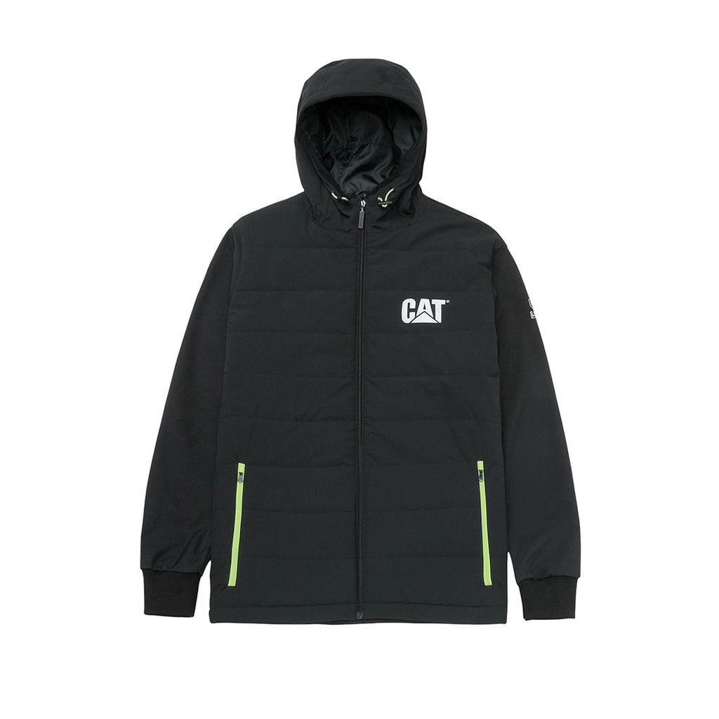 Jacket Tech Hybrid para hombre color negro