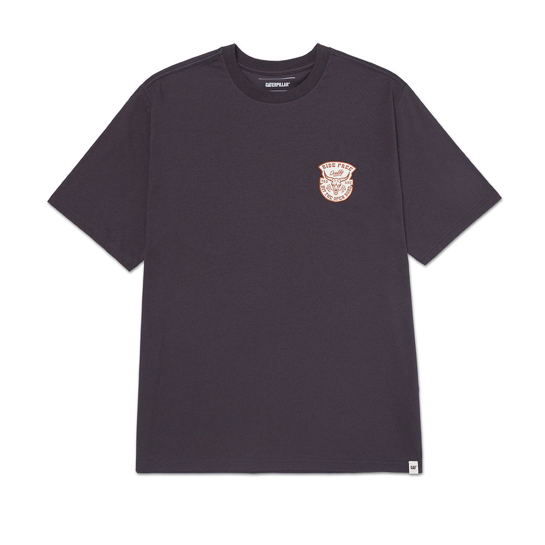 Camiseta Western para hombre color negro