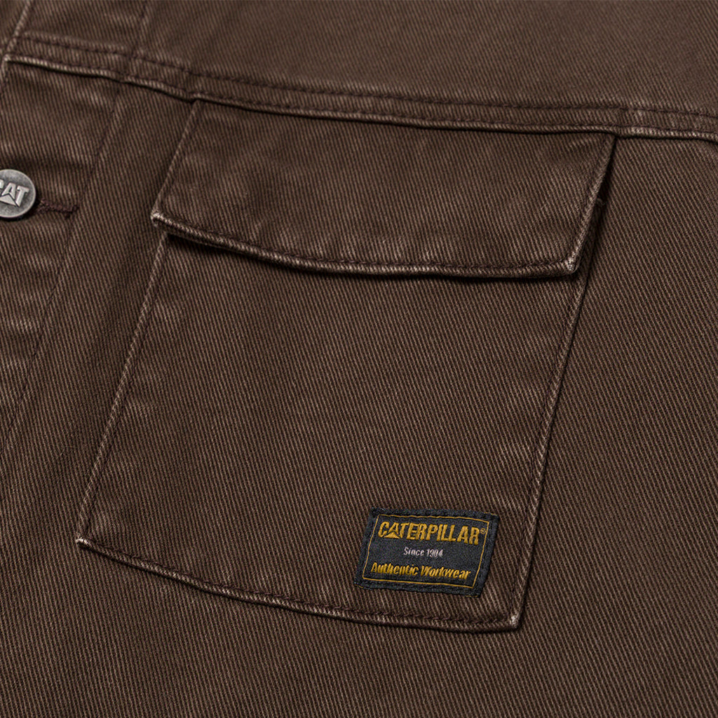 Jacket Work para hombre color café