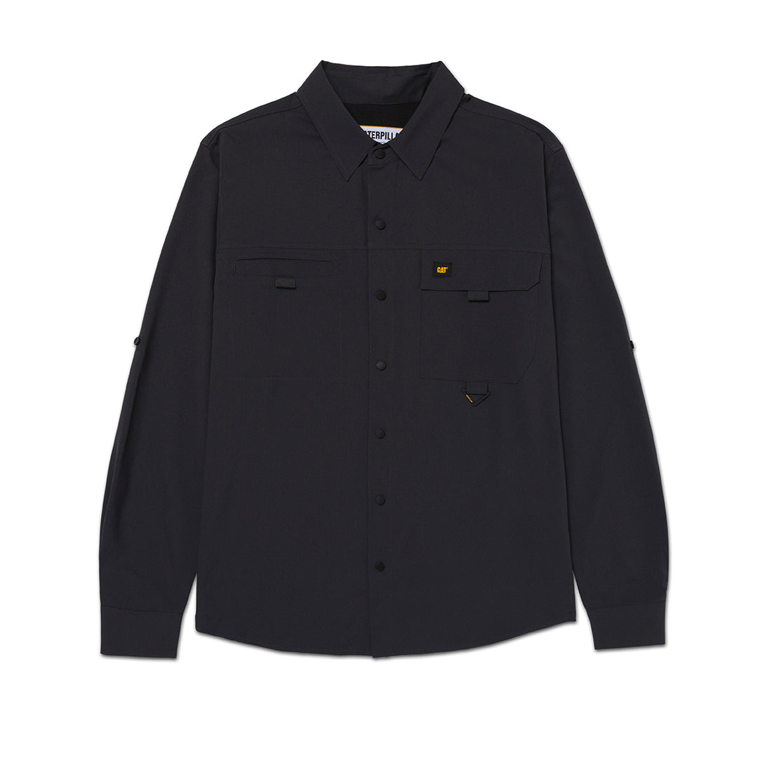 Camisa Tech para hombre color negro