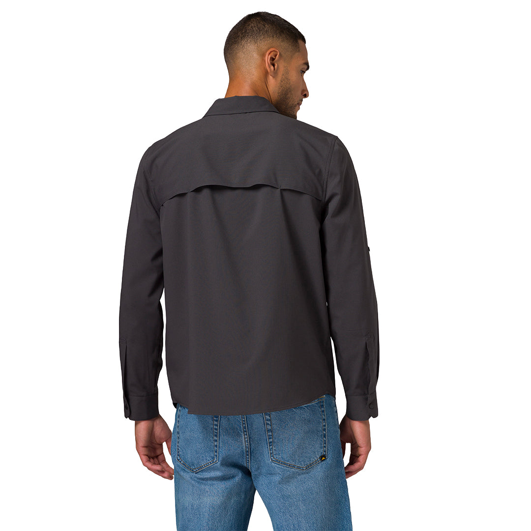 Camisa Tech para hombre color negro