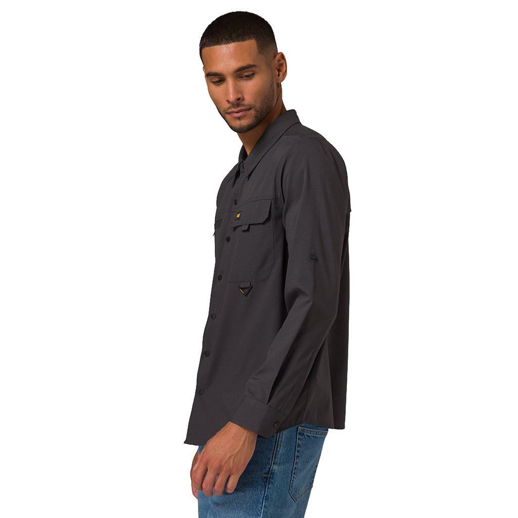 Camisa Tech para hombre color negro