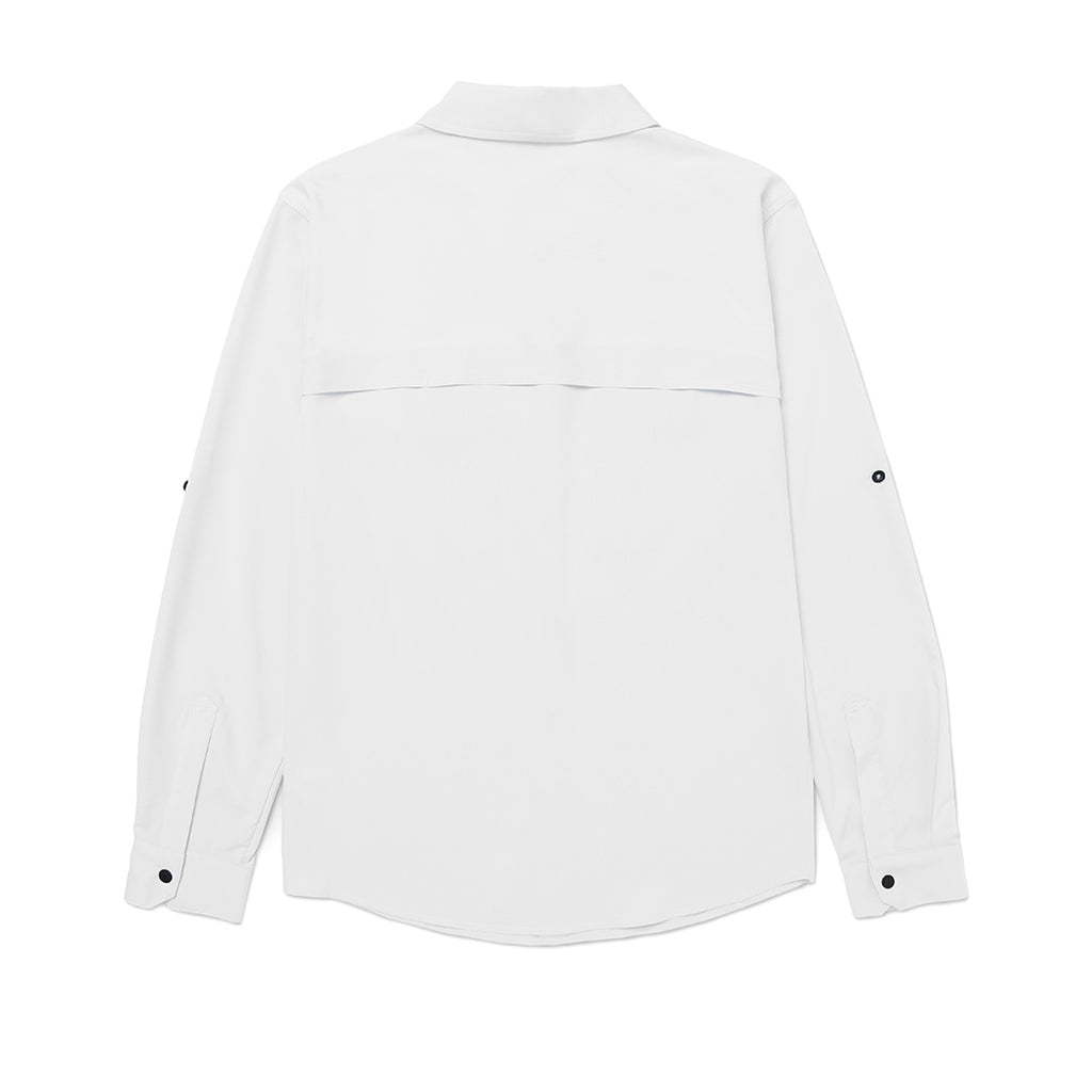 Camisa Tech para hombre color blanco