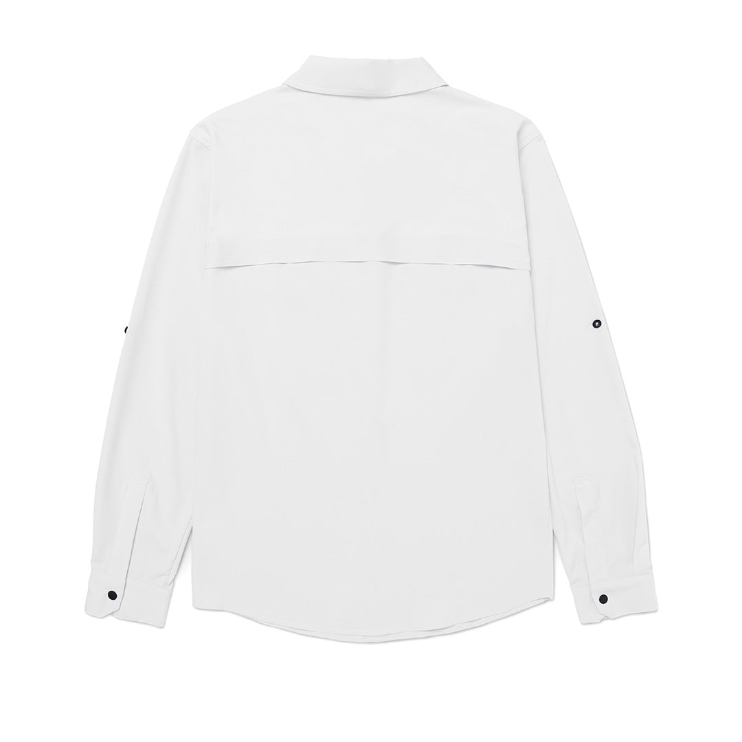 Camisa Tech para hombre color blanco