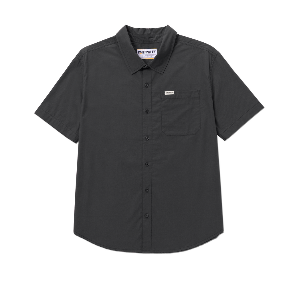Camisa Poplin para hombre color negro