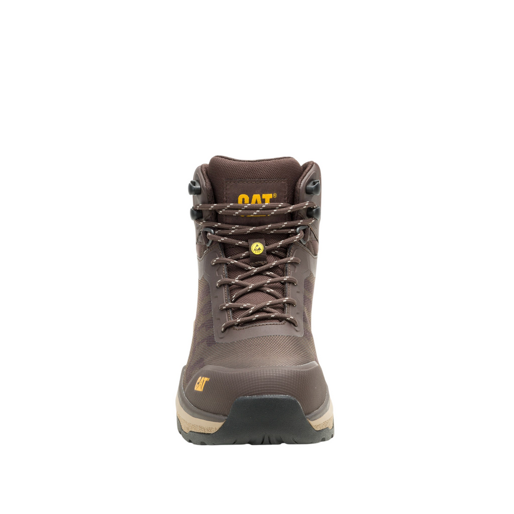 Botas industriales Inductor Mesh Mid para hombre color café
