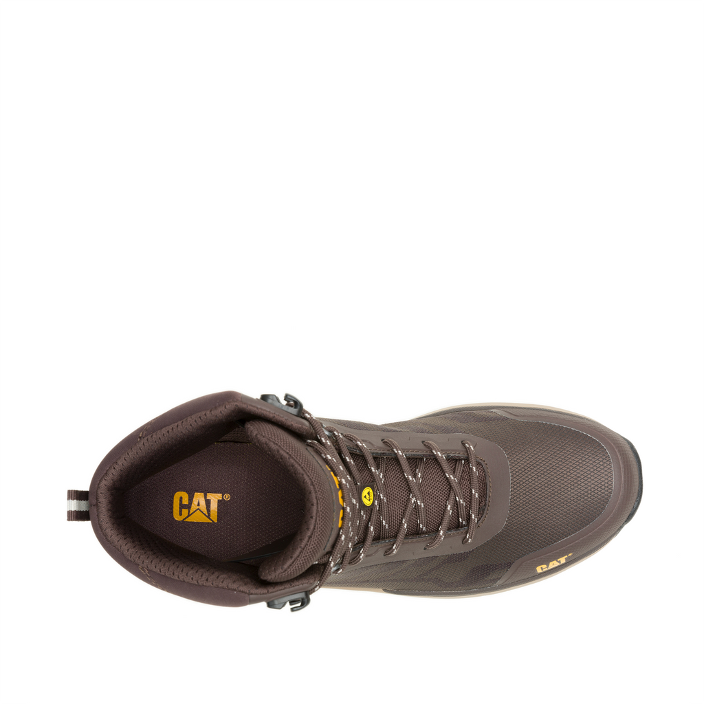 Botas industriales Inductor Mesh Mid para hombre color café
