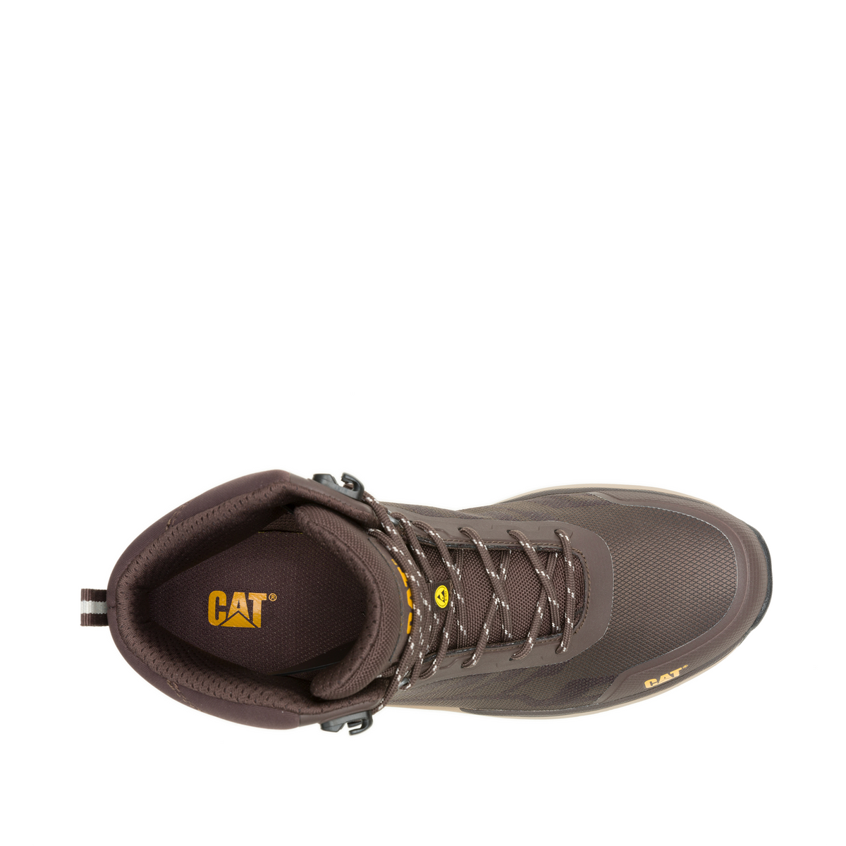 Botas industriales Inductor Mesh Mid para hombre color café