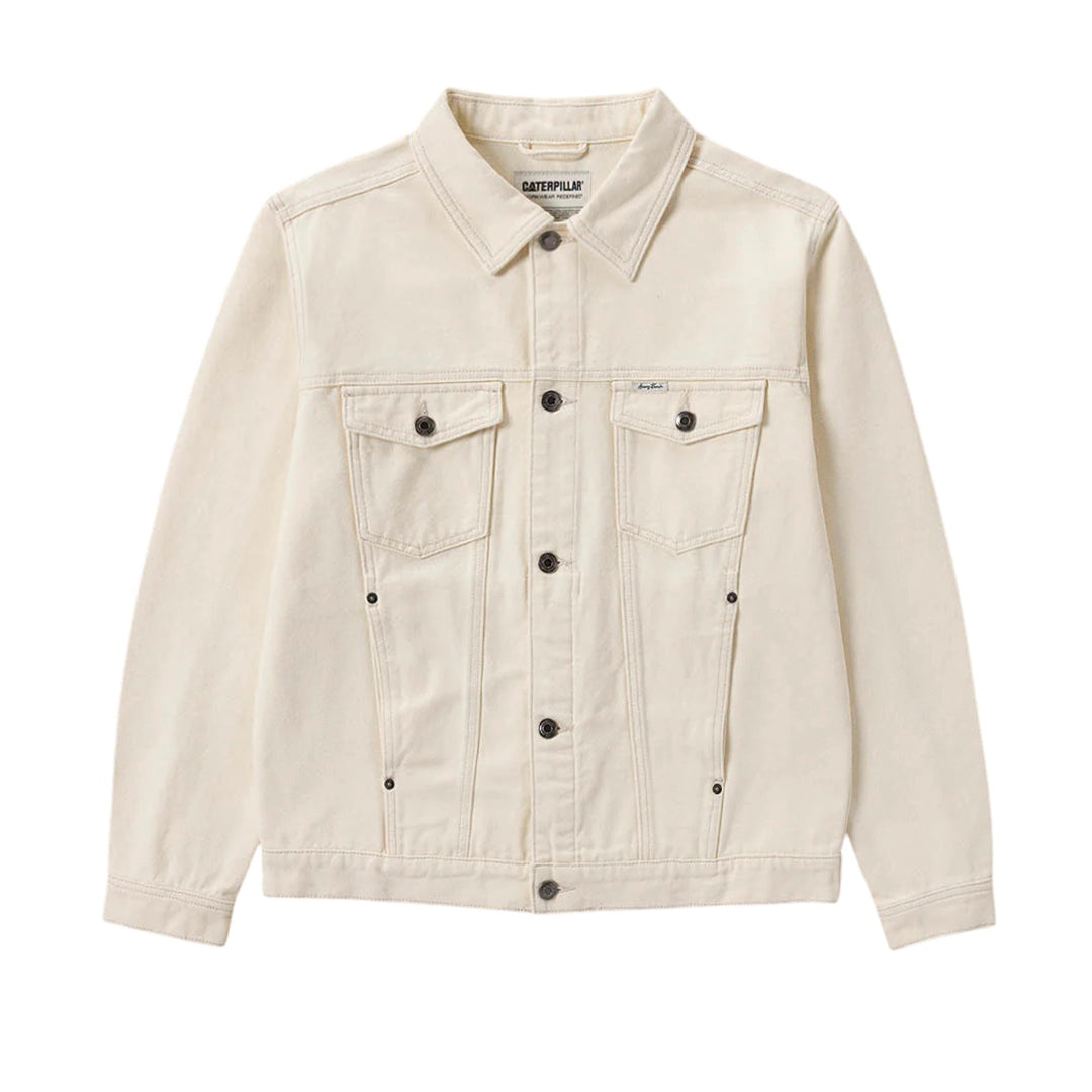 Chaqueta Trucker para hombre color blanco