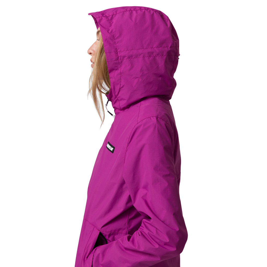 Jacket Rain para mujer color morado