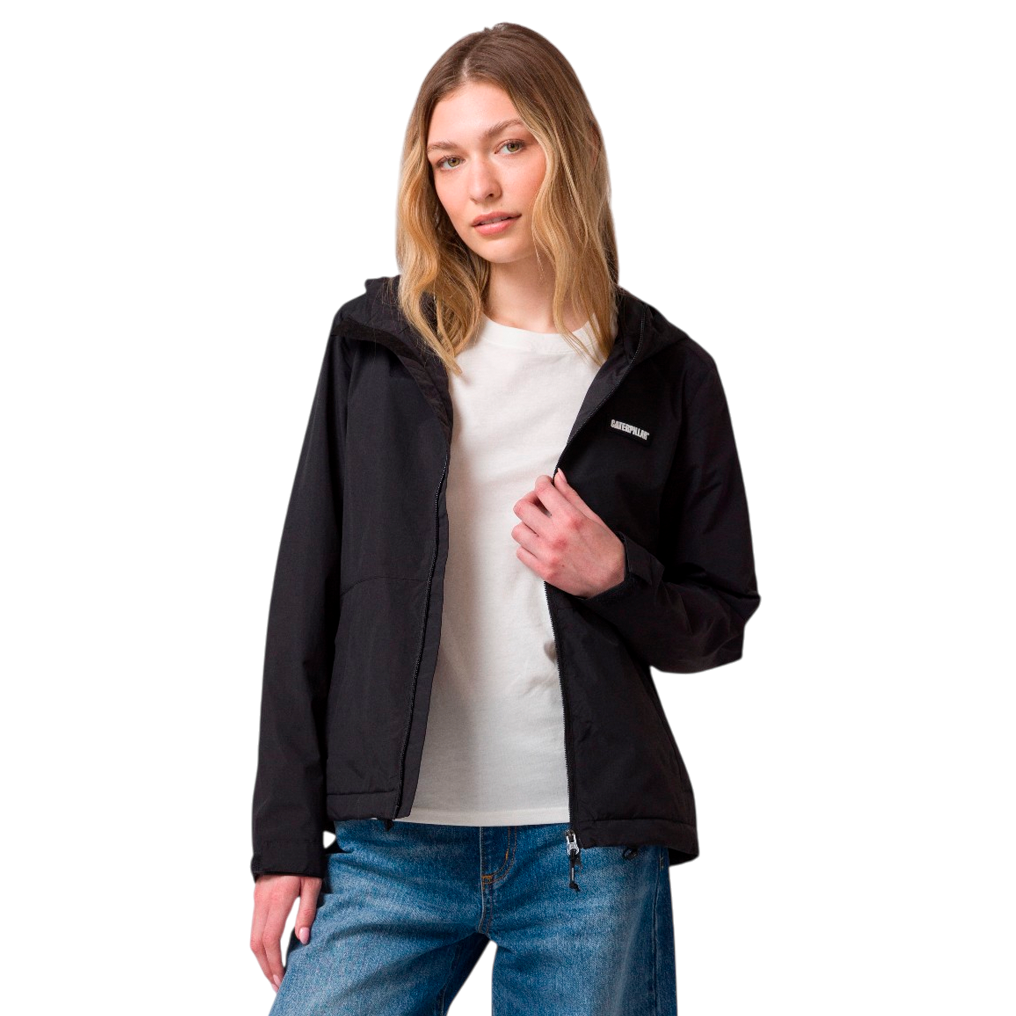 Jacket Rain para mujer color negro