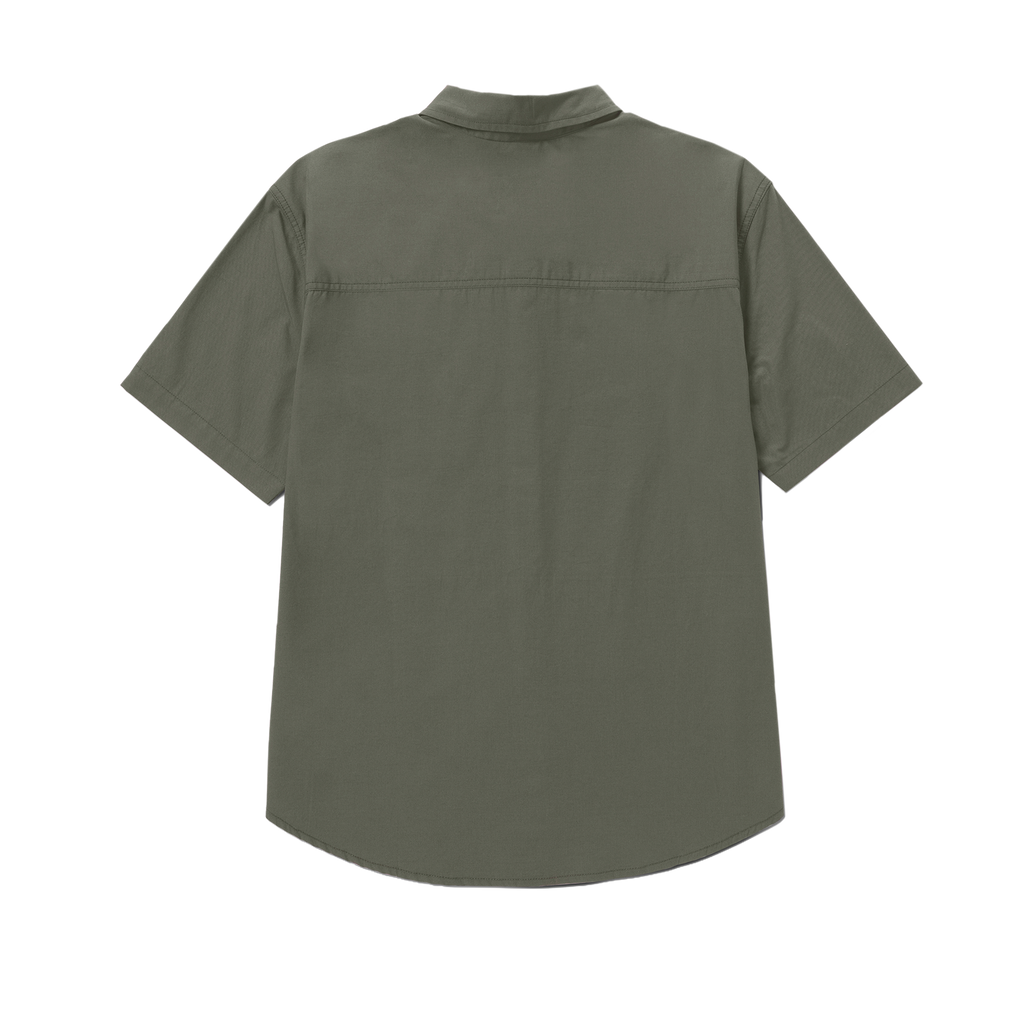 Camisa Poplin para hombre color olivo