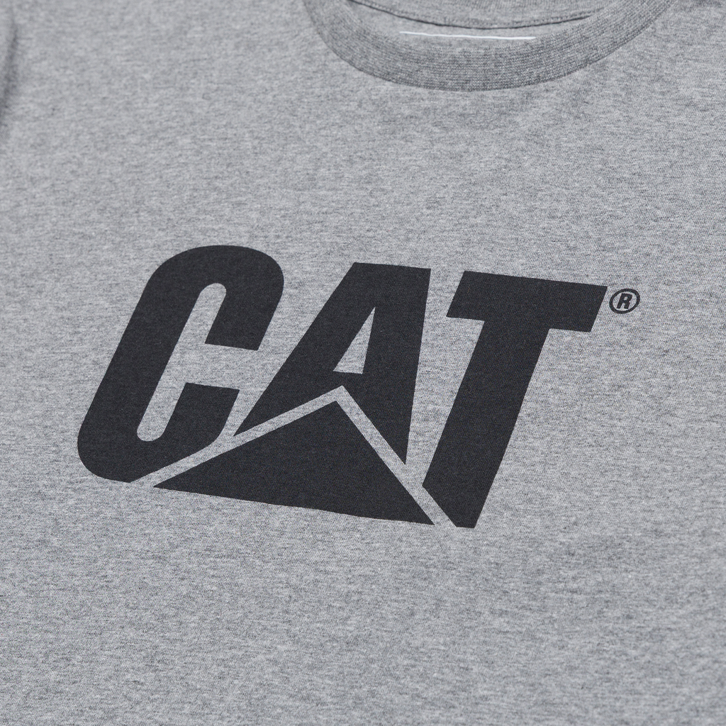 Camiseta Cat Logo para hombre color gris