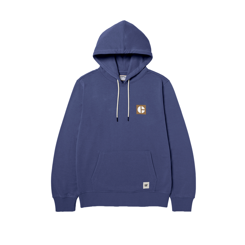 Hoodie French Terry para hombre color azul