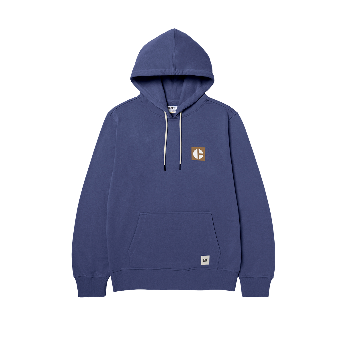 Hoodie French Terry para hombre color azul