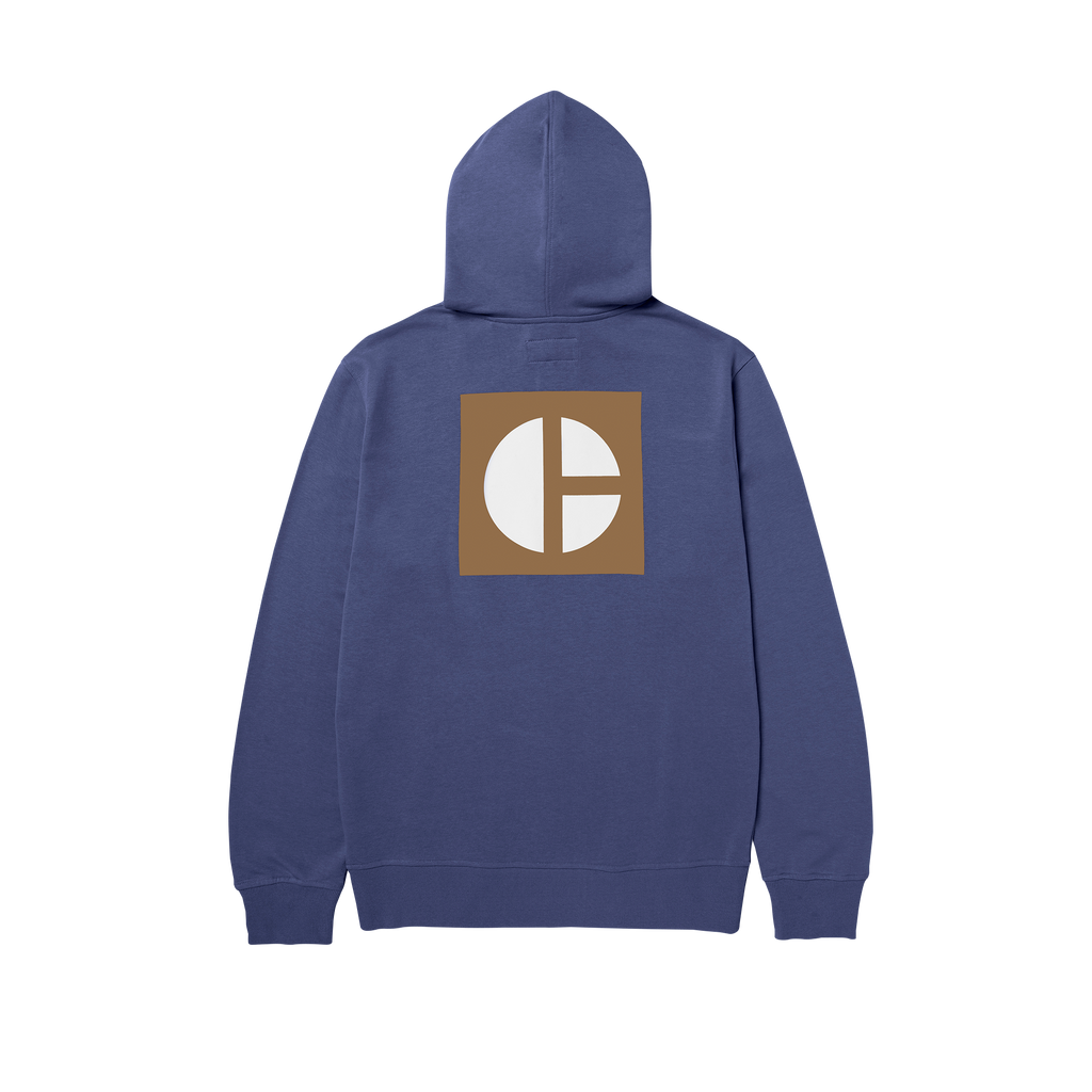 Hoodie French Terry para hombre color azul