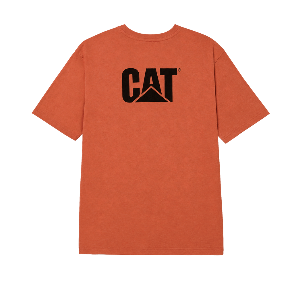 Camiseta Logo para hombre color anaranjado