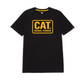 Camiseta CAT para hombre color negro