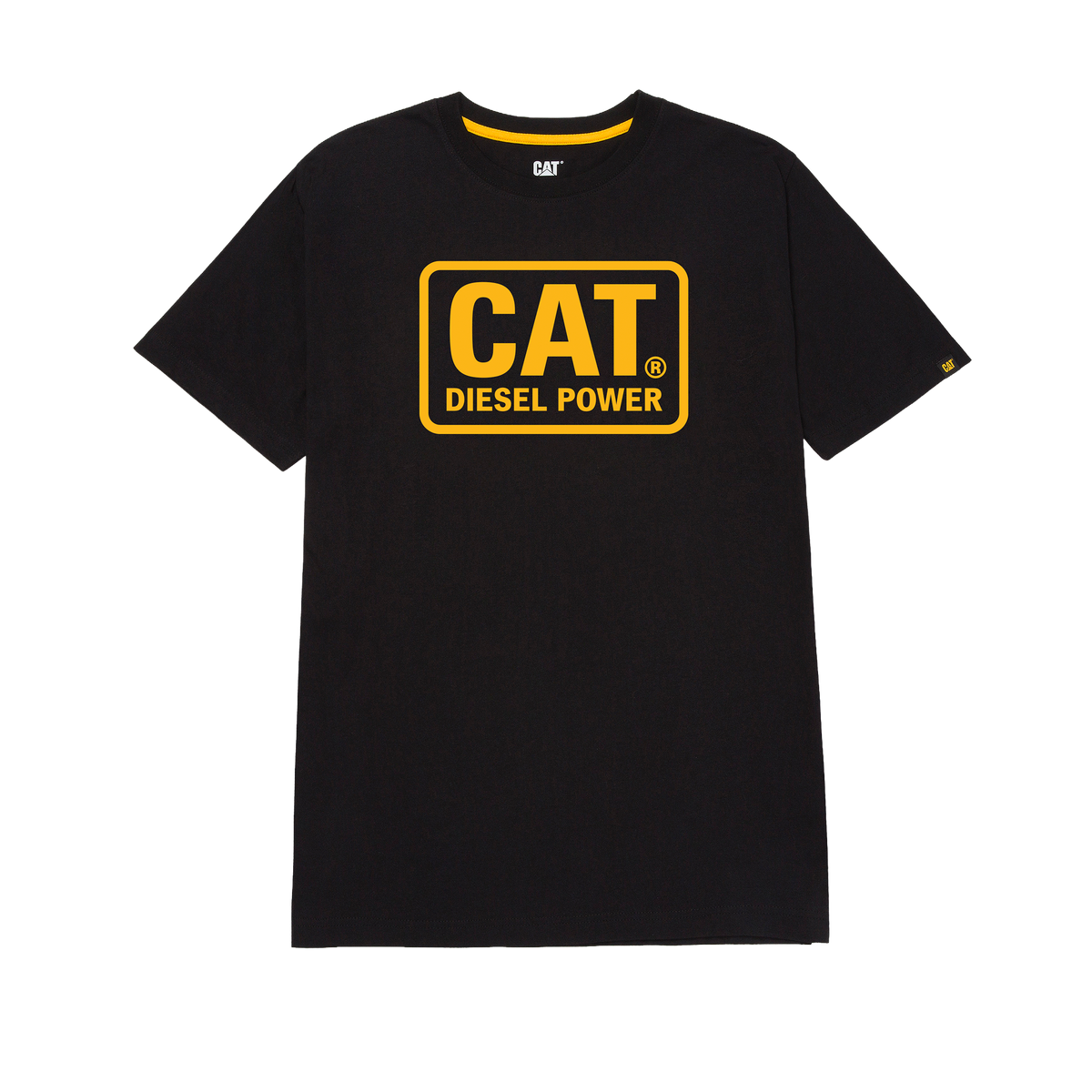 Camiseta CAT para hombre color negro