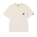 Camiseta CAT para hombre color hueso