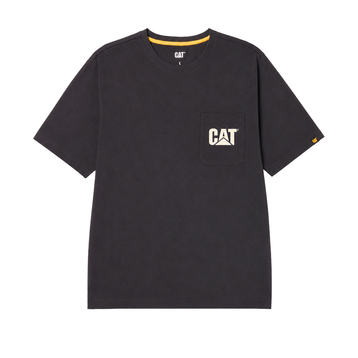 Camiseta CAT para hombre color negro
