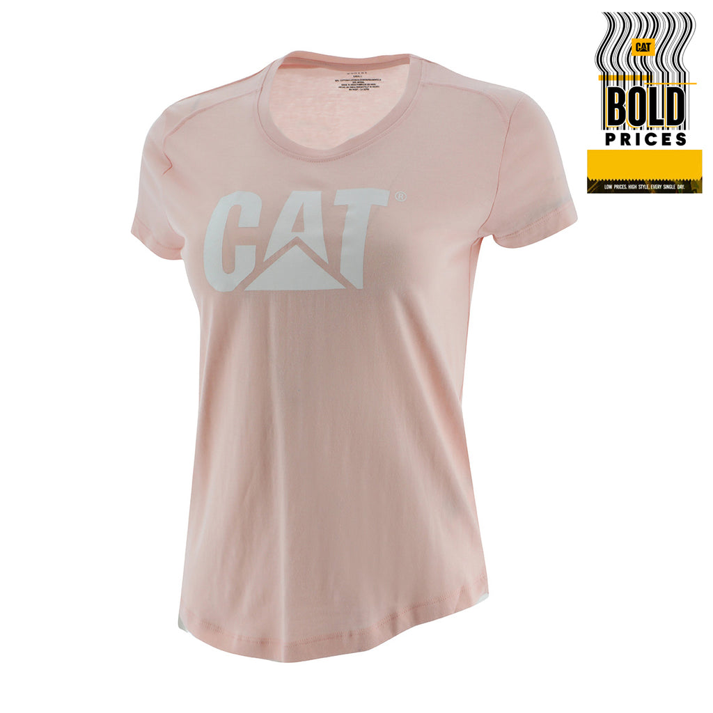 Camiseta CAT logo team para Mujer