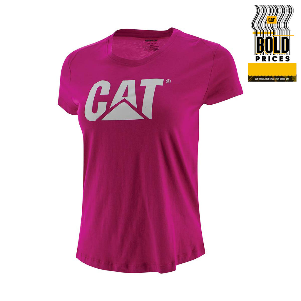 Camiseta CAT logo team para Mujer